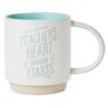 Hallmark A Teacher's Heart Mug, 16 Oz. 1 Hallmark A Teacher's Heart Mug, 16 Oz. -Hallmark A Teachers Heart Ceramic Mug 1MUG3555 01