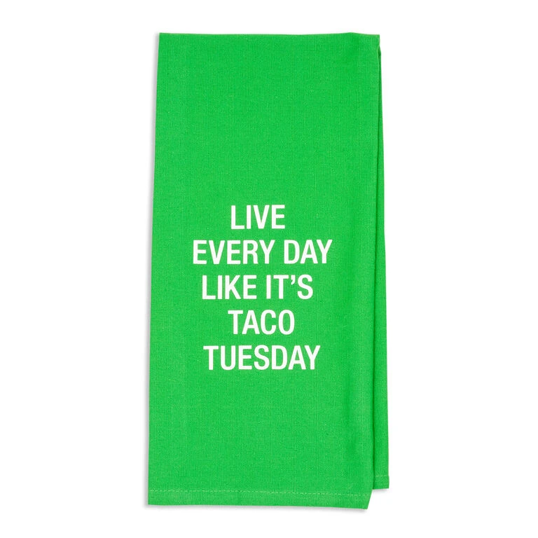 Taco Tuesday Funny Tea Towel 2 Taco Tuesday Funny Tea Towel