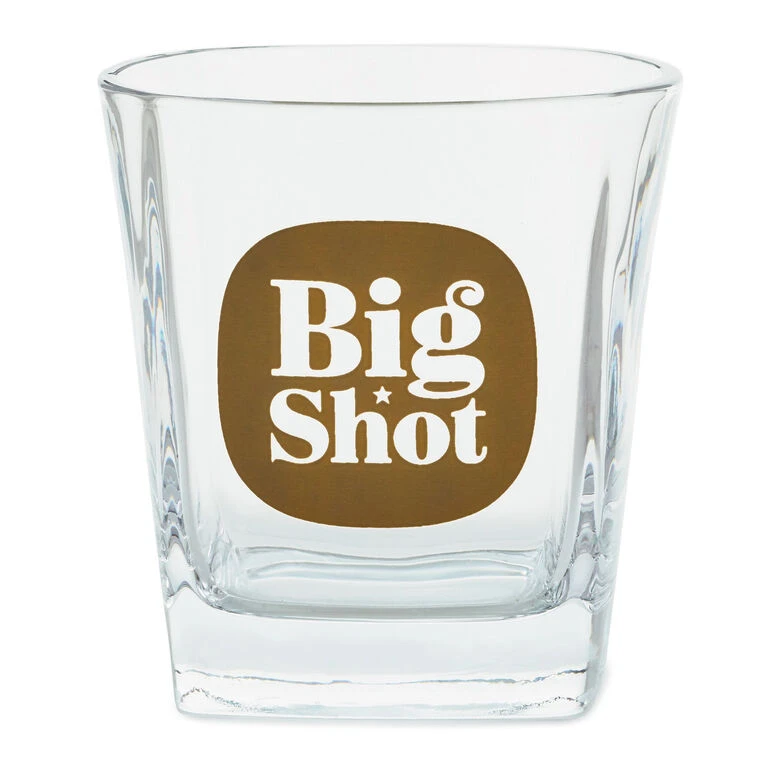 Hallmark Big Shot Lowball Glass, 15 Oz. 3 Hallmark Big Shot Lowball Glass, 15 Oz.