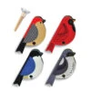 Fred Perched Bird Sponges, Set Of 4 -Hallmark BirdShaped Sponges With Suction Cup Attachment 5274185 01