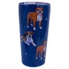 E&S Pets Boxer Stainless Steel Tumbler, 20 Oz. 1 E&S Pets Boxer Stainless Steel Tumbler, 20 Oz. -Hallmark Boxers on Blue Stainless Steel Tumbler 1156 01