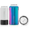 BruMate Rainbow Titanium Stainless Steel 3-in-1 Can Cooler, 12/16 Oz. 1 BruMate Rainbow Titanium Stainless Steel 3-in-1 Can Cooler, 12/16 Oz. -Hallmark Bright Rainbow 3in1 Can Cooler HT16ELE 01