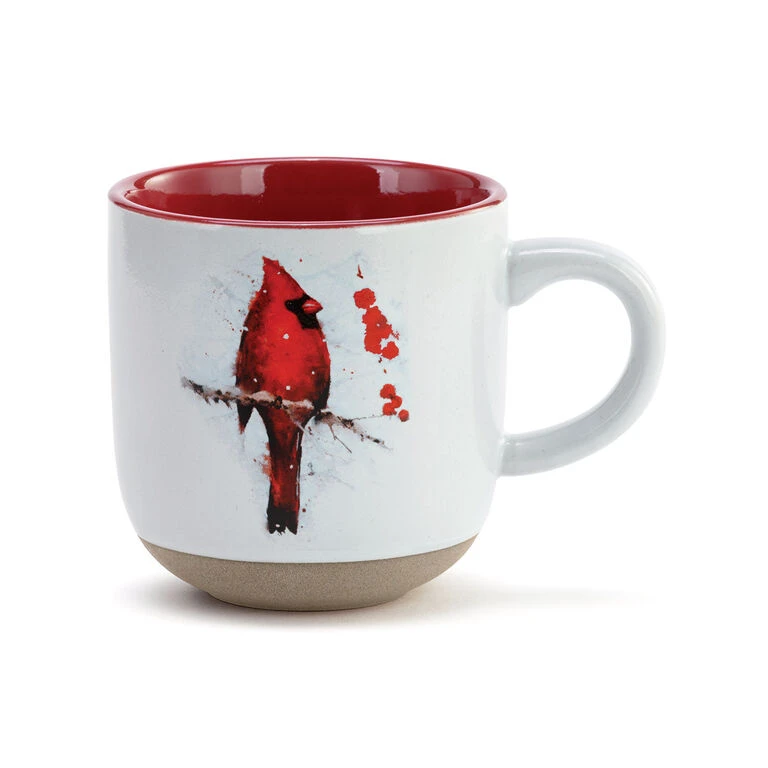 Cardinal And Holly Mug And Matching Card 3 Cardinal And Holly Mug And Matching Card