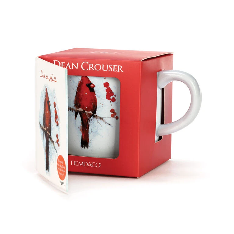Cardinal And Holly Mug And Matching Card 5 Cardinal And Holly Mug And Matching Card - Image 3
