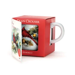 Cardinal On Snow Frosted Branch Mug And Matching Card 7 Cardinal On Snow Frosted Branch Mug And Matching Card -Hallmark Cardinal on Frosted Branch Mug With Card 2020220252 03