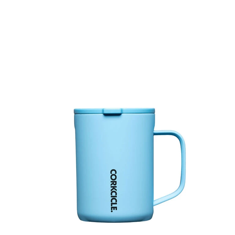 Corkcicle Santorini Blue Stainless Steel Coffee Mug, 16 Oz. 3 Corkcicle Santorini Blue Stainless Steel Coffee Mug, 16 Oz.