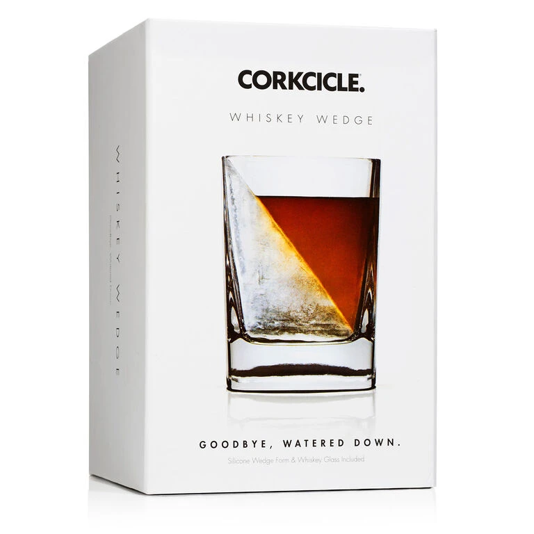 Corkcicle Whiskey Wedge Lowball Glass 4 Corkcicle Whiskey Wedge Lowball Glass - Image 2