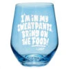 Hallmark Friends Bring On The Food Stemless Wine Glass, 16 Oz. -Hallmark Friends Joey Bring On the Food Stemless Wine Glass 1PCL1017 01