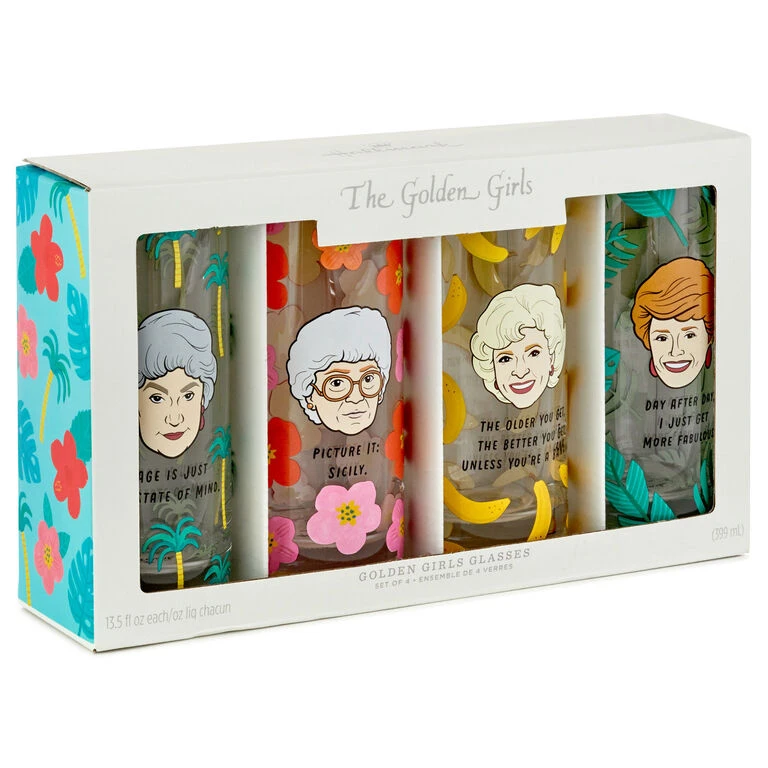 Hallmark The Golden Girls Glasses, Set Of 4 5 Hallmark The Golden Girls Glasses, Set Of 4 - Image 3