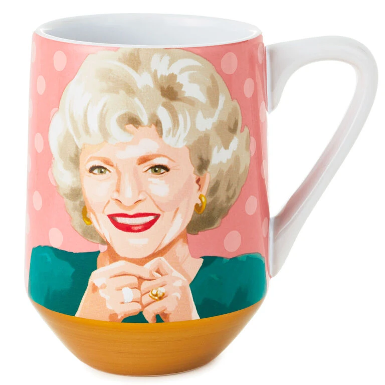 Hallmark Rose The Golden Girls You Can Do It Mug, 15 Oz. 3 Hallmark Rose The Golden Girls You Can Do It Mug, 15 Oz.