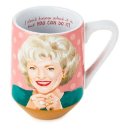 Hallmark Rose The Golden Girls You Can Do It Mug, 15 Oz. 7 Hallmark Rose The Golden Girls You Can Do It Mug, 15 Oz. -Hallmark Golden Girls Rose Mug 1GOL1036 03