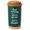 Hallmark Good Morning Ceramic Travel Mug, 12 Oz. 1 Hallmark Good Morning Ceramic Travel Mug, 12 Oz. -Hallmark Good Morning Ceramic Travel Mug 1SNN1079 01
