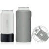 BruMate Matte Gray Stainless Steel 3-in-1 Can Cooler, 12/16 Oz. 2 BruMate Matte Gray Stainless Steel 3-in-1 Can Cooler, 12/16 Oz. -Hallmark Gray 3in1 Can Cooler HT16G 01