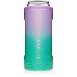 BruMate Glitter Mermaid Stainless Steel Skinny Can Cooler, 12 Oz.