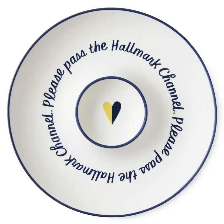 Hallmark Channel Chip And Dip Plate 3 Hallmark Channel Chip And Dip Plate