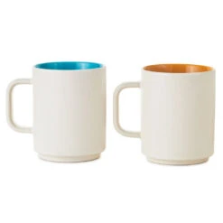 Hallmark Star Wars™ Han Solo™ And Princess Leia™ Bespin™ I Love You I Know Stacking Mugs, Set Of 2 6 Hallmark Star Wars™ Han Solo™ And Princess Leia™ Bespin™ I Love You I Know Stacking Mugs, Set Of 2 -Hallmark Han Solo and Princess Leia Blue and Orange Mugs 1SHP2148 02
