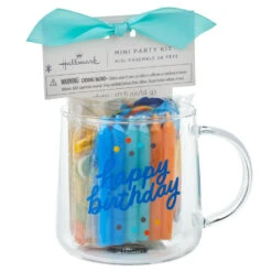 Hallmark Happy Birthday Glass Mug Party Kit -Hallmark Happy Birthday Glass Mug Gift Set 1BIR1270 02