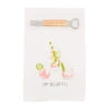 Mud Pie Happy Hour Tea Towel And Bar Tool, Set Of 2