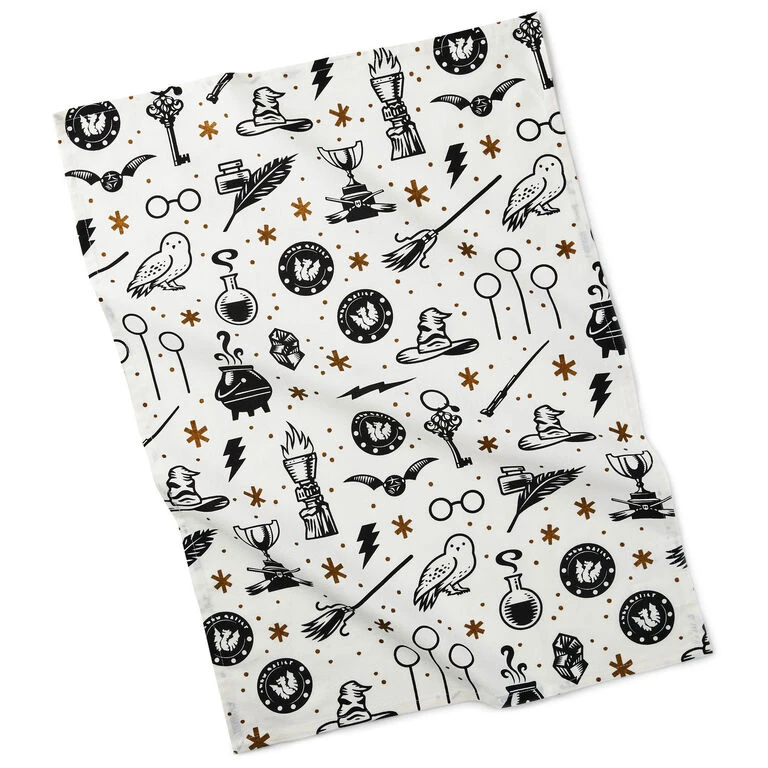 Hallmark Harry Potter™ Wizarding World™ Icons Tea Towel 4 Hallmark Harry Potter™ Wizarding World™ Icons Tea Towel - Image 2