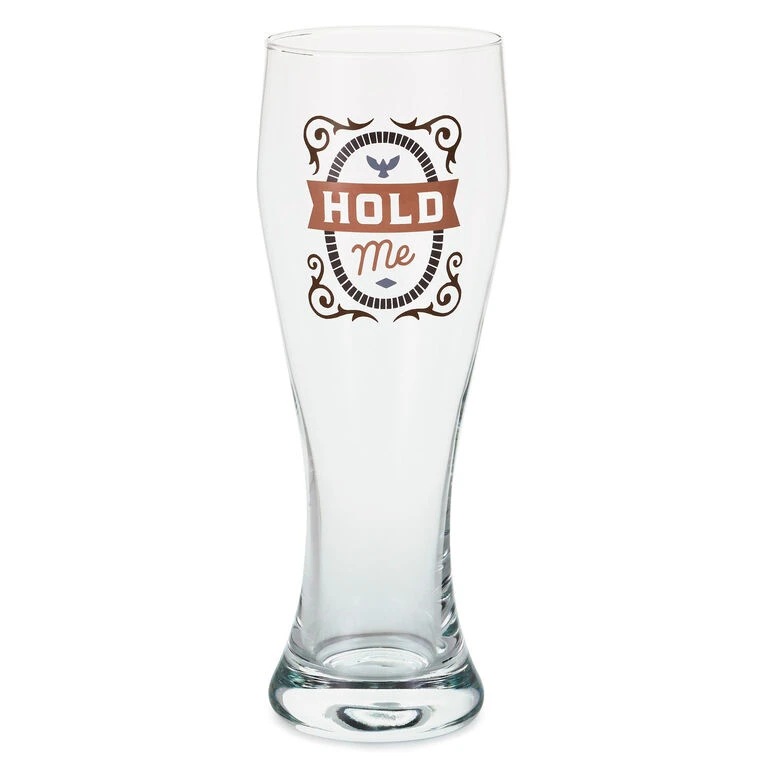 Hallmark Hold Me Pilsner Glass, 19.27 Oz. 3 Hallmark Hold Me Pilsner Glass, 19.27 Oz.