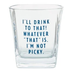 Hallmark I'll Drink To That Lowball Glass, 15 Oz.