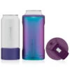 BruMate Dark Aura Stainless Steel 3-in-1 Can Cooler, 12/16 Oz. 2 BruMate Dark Aura Stainless Steel 3-in-1 Can Cooler, 12/16 Oz. -Hallmark Iridescent Purple 3in1 Can Cooler HT16DA 01