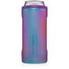 BruMate Dark Aura Stainless Steel Skinny Can Cooler, 12 Oz. 2 BruMate Dark Aura Stainless Steel Skinny Can Cooler, 12 Oz. -Hallmark Iridescent Purple Slim Can Cooler HS12DA 01