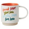 Hallmark Live Love Mug, 16 Oz. 1 Hallmark Live Love Mug, 16 Oz. -Hallmark Live Love Ceramic Mug 1MUG3550 01