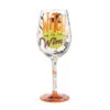 Enesco Lolita Witch Way To The Wine Glass, 15 Oz. -Hallmark Lolita Witch Way to the Wine Halloween Wine Glass 6012494 01