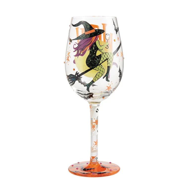 Enesco Lolita Witch Way To The Wine Glass, 15 Oz. 3 Enesco Lolita Witch Way To The Wine Glass, 15 Oz. - Image 2