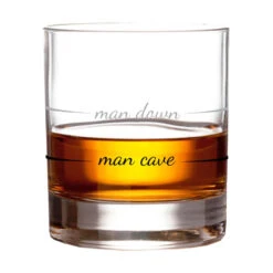 Man Cave Man Down Rocks Glass, 10 Oz. 7 Man Cave Man Down Rocks Glass, 10 Oz. -Hallmark Man Cave Man Down Rocks Glass PRC6002 03