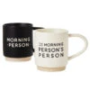 Hallmark Morning Person Stacking Mugs, Set Of 2 2 Hallmark Morning Person Stacking Mugs, Set Of 2 -Hallmark Morning Person Stacking Mugs 1SNN1068 01