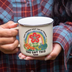 Natural Life Grow Through Ceramic Camp Mug, 16 Oz. 7 Natural Life Grow Through Ceramic Camp Mug, 16 Oz. -Hallmark Natural Life Grow Through Ceramic Camp Mug MUG465 03