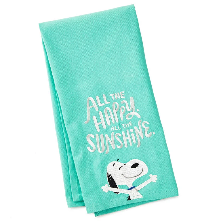 Hallmark Peanuts® All The Happy Snoopy Tea Towel 3 Hallmark Peanuts® All The Happy Snoopy Tea Towel