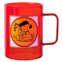 Hallmark PeanutsĀ® Happiness Is A Warm Puppy Glass Mug, 20 Oz.