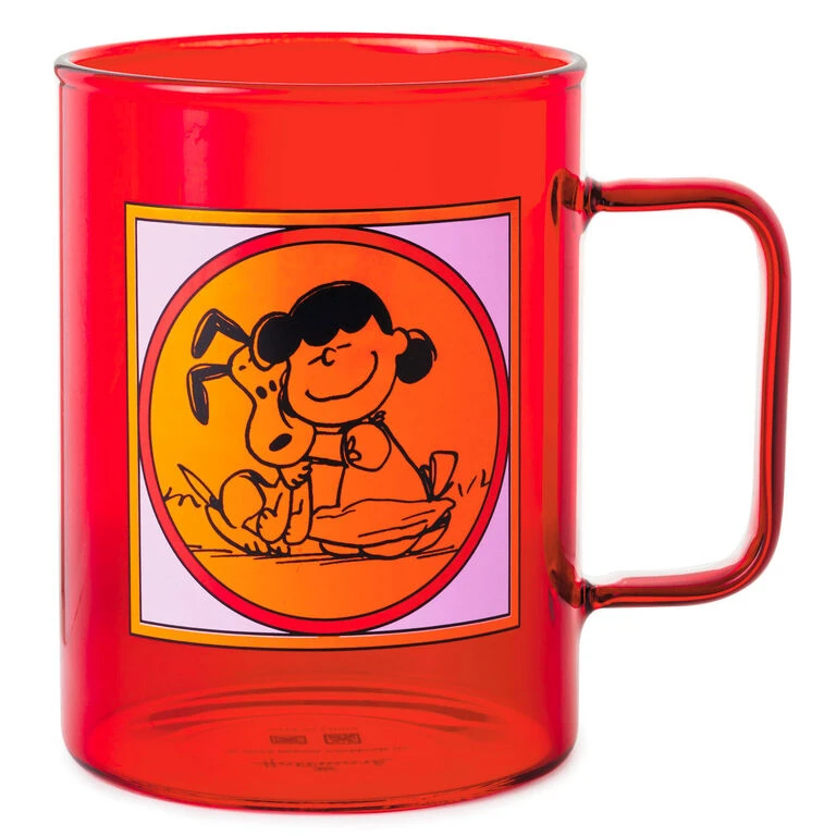 Hallmark Peanuts® Happiness Is A Warm Puppy Glass Mug, 20 Oz. 3 Hallmark Peanuts® Happiness Is A Warm Puppy Glass Mug, 20 Oz.