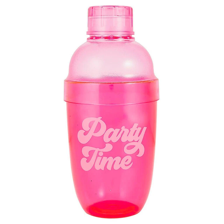 Pink Party Time Cocktail Shaker And Accessories Set 3 Pink Party Time Cocktail Shaker And Accessories Set