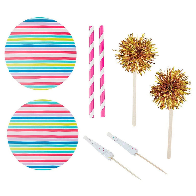 Pink Party Time Cocktail Shaker And Accessories Set 4 Pink Party Time Cocktail Shaker And Accessories Set - Image 2