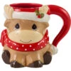 Precious Moments Merry Christmoose Mug, 14 Oz. 2 Precious Moments Merry Christmoose Mug, 14 Oz. -Hallmark Precious Moments Moose Sculpted Mug 231412 01