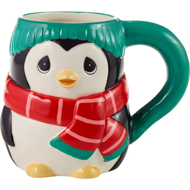 Precious Moments Fa-La-La Penguin Mug, 14 Oz. 3 Precious Moments Fa-La-La Penguin Mug, 14 Oz.