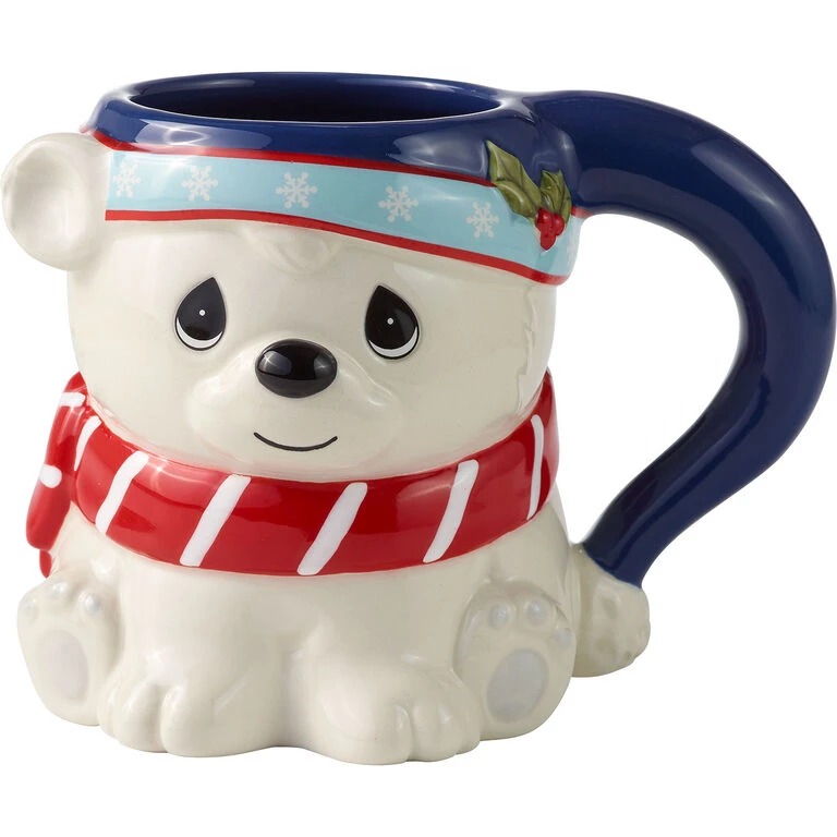 Precious Moments Bear-y Christmas To You Mug, 14 Oz. 3 Precious Moments Bear-y Christmas To You Mug, 14 Oz.