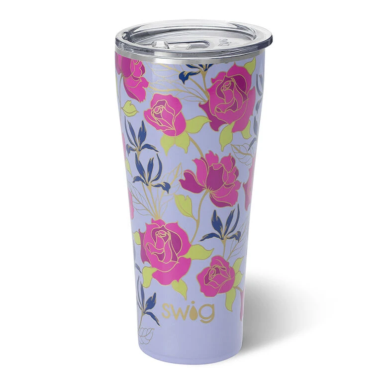 Swig Enchanted Floral Stainless Steel Tumbler, 32 Oz. 2 Swig Enchanted Floral Stainless Steel Tumbler, 32 Oz.