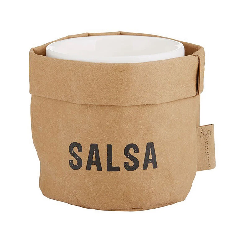 Salsa Ceramic Dish And Washable Paper Holder 2 Salsa Ceramic Dish And Washable Paper Holder