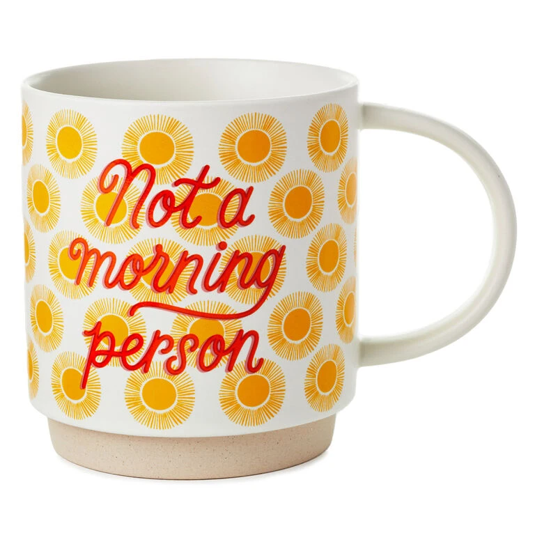Hallmark Not A Morning Person Funny Mug, 16 Oz. 3 Hallmark Not A Morning Person Funny Mug, 16 Oz.