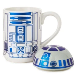 Hallmark Star Wars™ R2-D2™ Mug With Sound, 14 Oz. 7 Hallmark Star Wars™ R2-D2™ Mug With Sound, 14 Oz. -Hallmark Star Wars R2D2 Ceramic Mug With Sound Effects Lid 1SHP2166 03