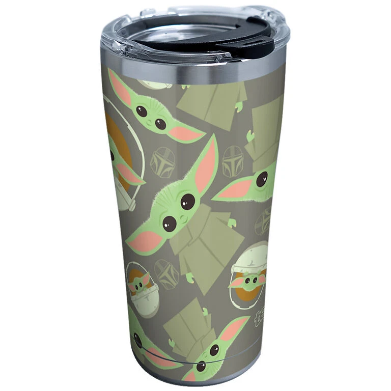 Tervis Star Wars: The Mandalorian The Child Illustrated Stainless Steel Tumbler, 20 Oz. 3 Tervis Star Wars: The Mandalorian The Child Illustrated Stainless Steel Tumbler, 20 Oz.