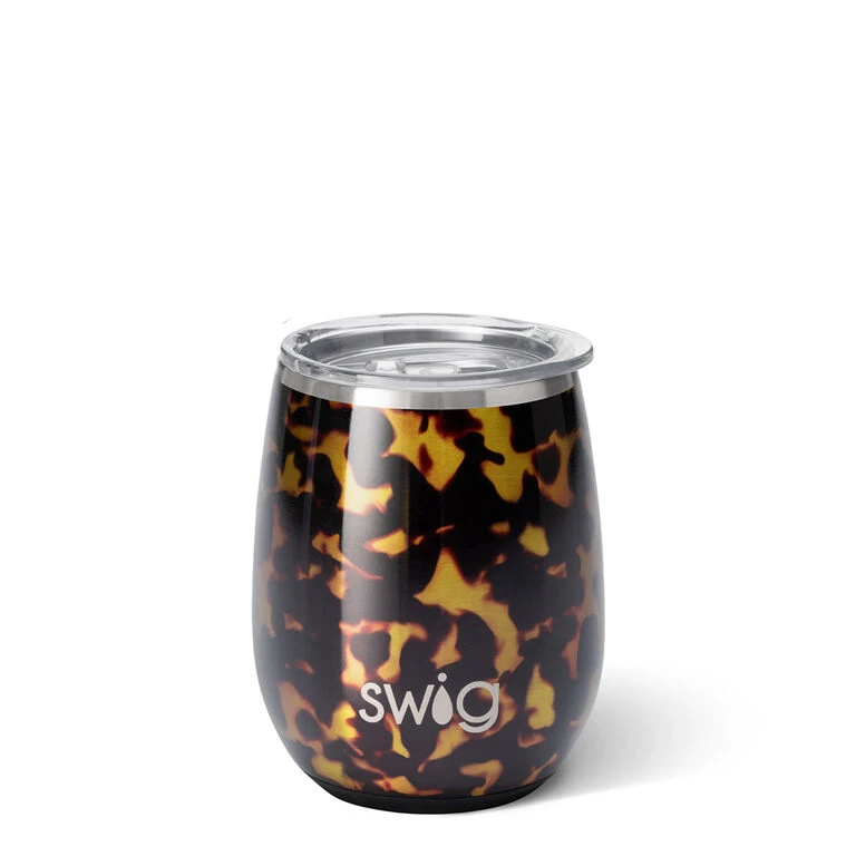 Swig Bombshell Stainless Steel Stemless Wine Glass, 14 Oz. 3 Swig Bombshell Stainless Steel Stemless Wine Glass, 14 Oz.