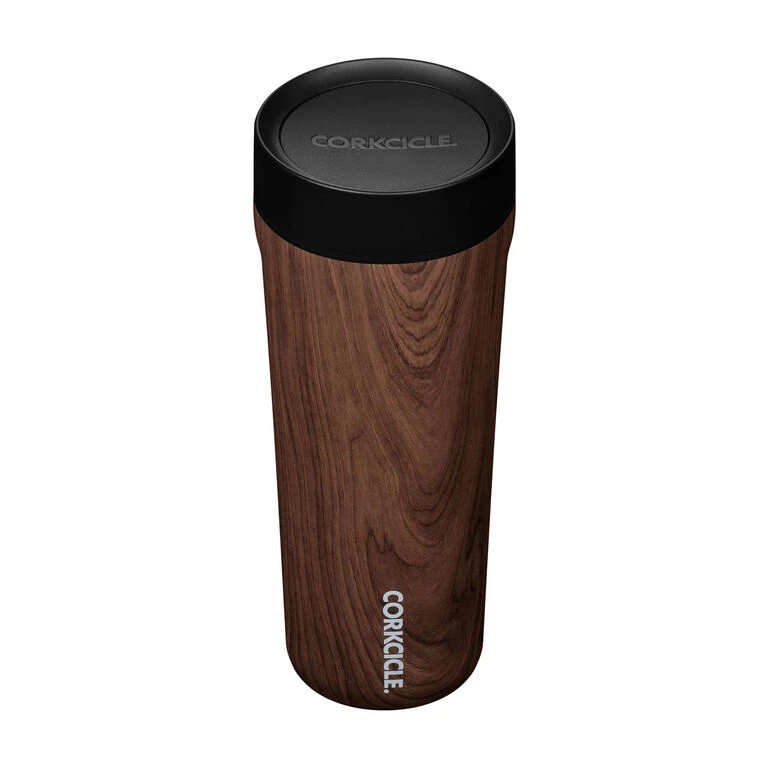 Corkcicle Walnut Wood Stainless Steel Commuter Cup, 17 Oz. 4 Corkcicle Walnut Wood Stainless Steel Commuter Cup, 17 Oz. - Image 2