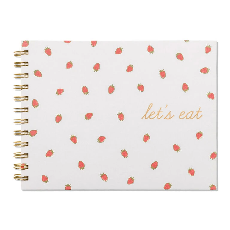 DesignWorks Ink Strawberries Meal Planner With Grocery Checklists 3 DesignWorks Ink Strawberries Meal Planner With Grocery Checklists