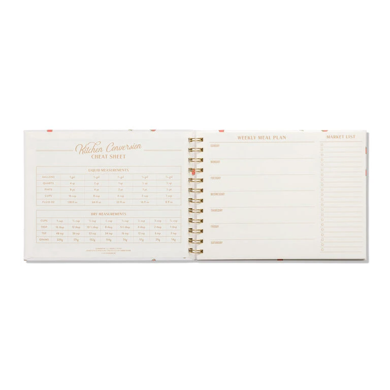 DesignWorks Ink Strawberries Meal Planner With Grocery Checklists 4 DesignWorks Ink Strawberries Meal Planner With Grocery Checklists - Image 2